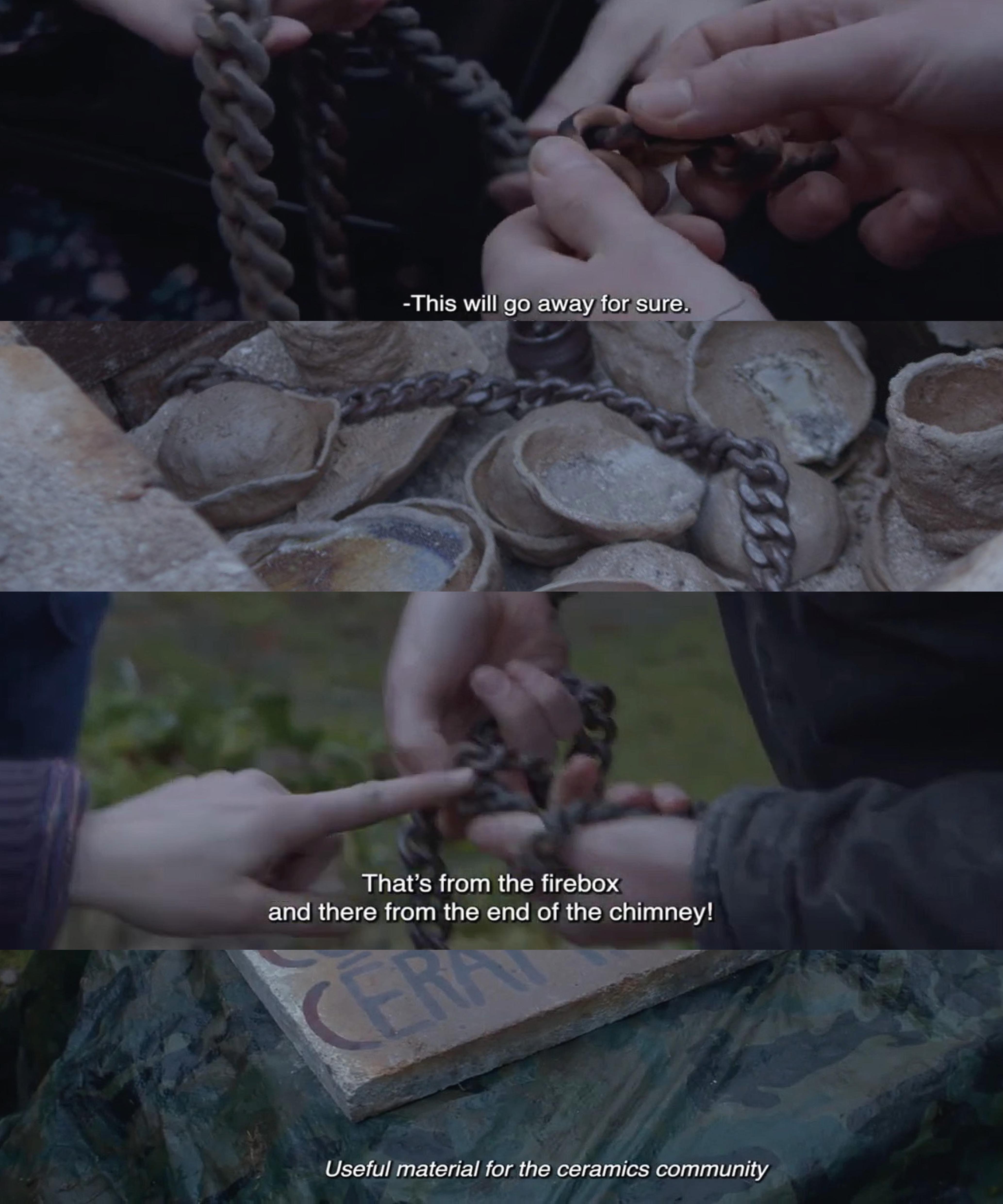 Screenshots of the documentary 'Cuire ensemble ici' - Clémentine Vaultier - 2021