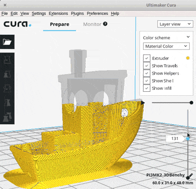 3D modeling of Benchy3D