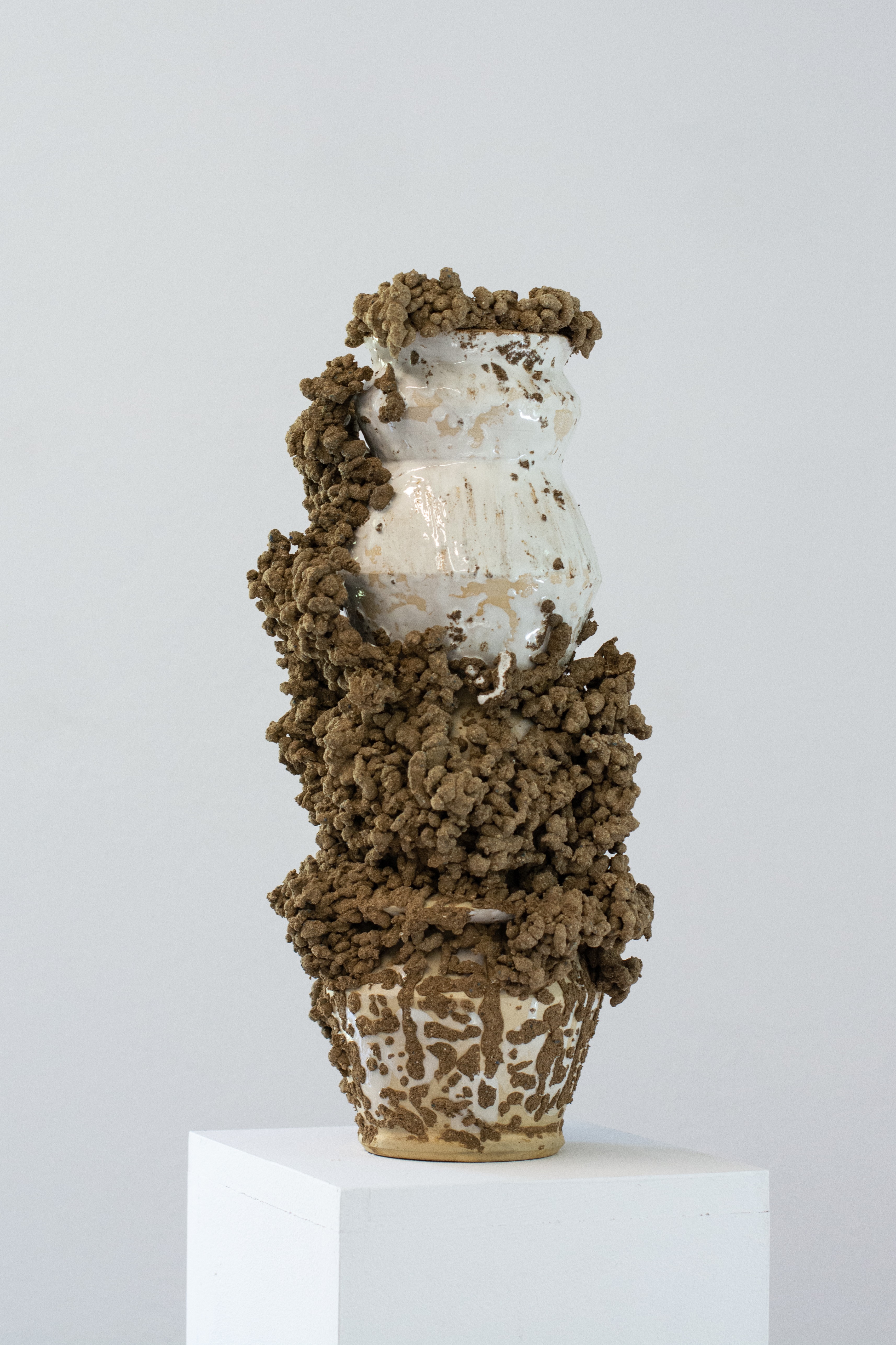 Concretion 06 - 2024 - stoneware - 42x17x17 cm