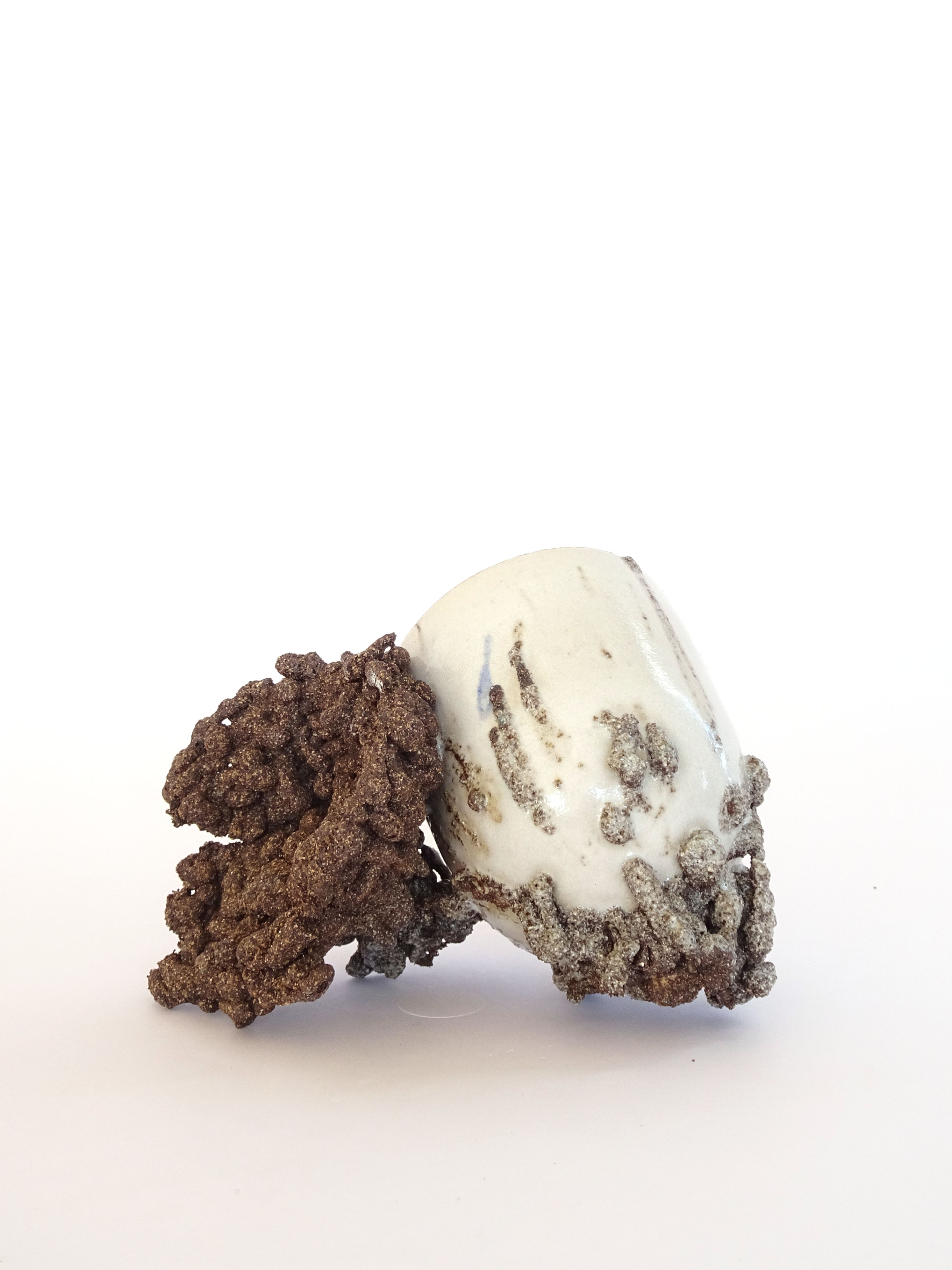 Concretion 12 2025 - glazed stoneware - 7x10x8 cm